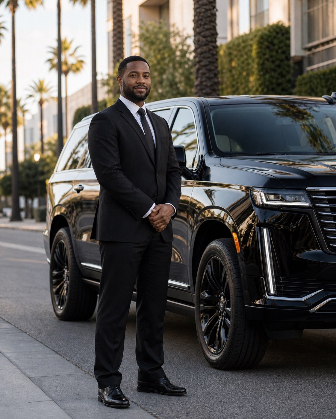 NDA-trained Beverly Hills Lux Ride chauffeur