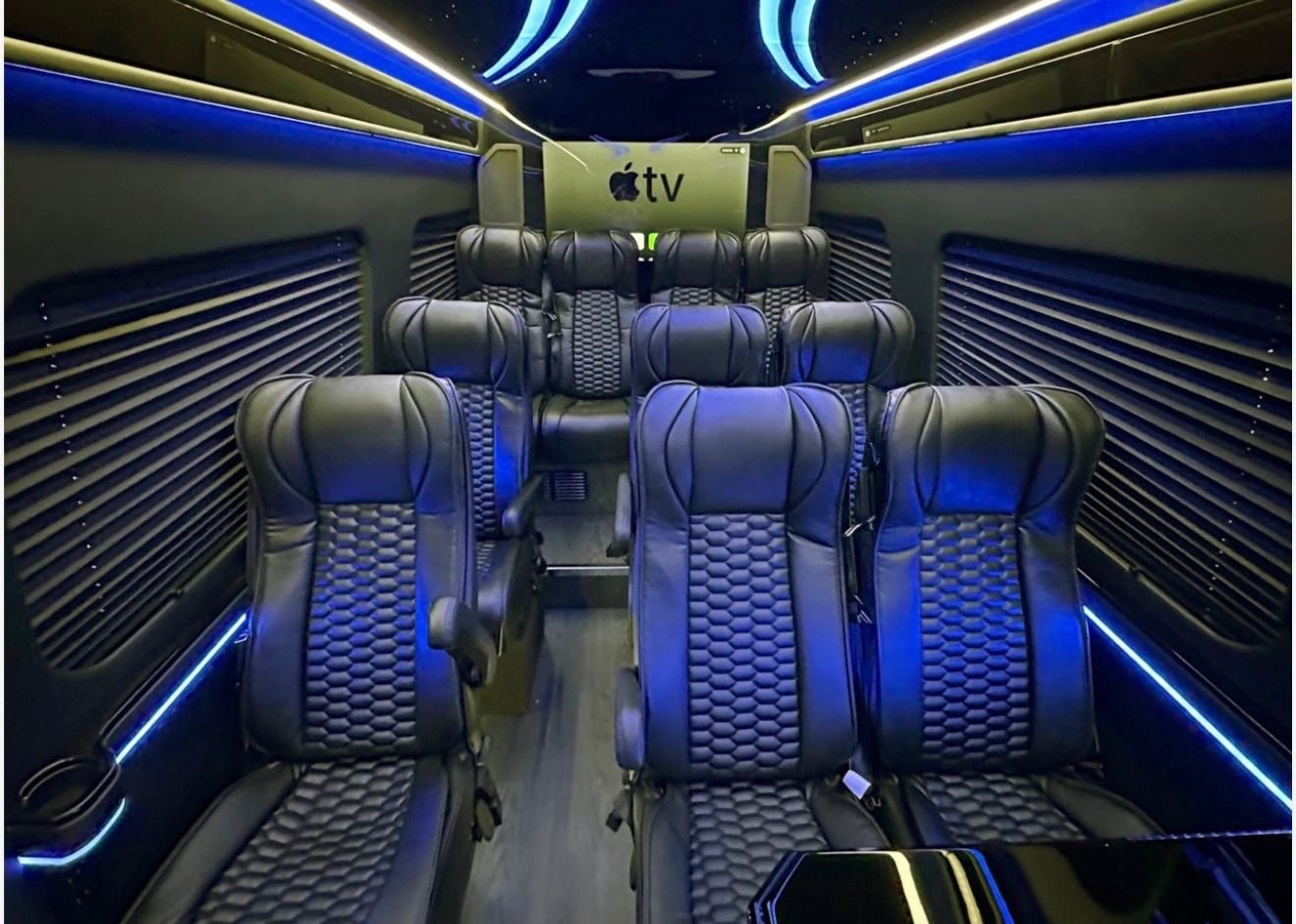 Mercedes-Benz Sprinter passenger cabin seating for a group travelling together