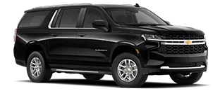 Black Chevrolet Suburban SUV for LAX airport transfers